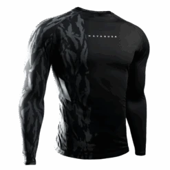 Hayabusa Men’s Apex Long Sleeve Rash Guard(Hayabusa Mens Apex Long Sleeve Rash Guard) 6 Hayabusa Men’s Apex Long Sleeve Rash Guard(Hayabusa Mens Apex Long Sleeve Rash Guard) -Hayabusa Boxing Sale Apex LS Black MainImg Fr