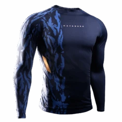 Hayabusa Men’s Apex Long Sleeve Rash Guard(Hayabusa Mens Apex Long Sleeve Rash Guard) 7 Hayabusa Men’s Apex Long Sleeve Rash Guard(Hayabusa Mens Apex Long Sleeve Rash Guard) -Hayabusa Boxing Sale Apex LS Blue MainImg Fr