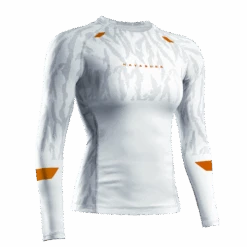 Hayabusa Women's Apex Long Sleeve Rash Guard(Hayabusa Womens Apex Long Sleeve Rash Guard) 6 Hayabusa Women's Apex Long Sleeve Rash Guard(Hayabusa Womens Apex Long Sleeve Rash Guard) -Hayabusa Boxing Sale Apex Womens LS White MainImg Fr