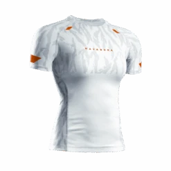 Hayabusa Women's Apex Short Sleeve Rash Guard(Hayabusa Womens Apex Short Sleeve Rash Guard) -Hayabusa Boxing Sale Apex Womens SS White MainImg Fr 36168a5e ac20 453b 952b 352c830e38be