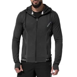 Hayabusa Men’s Zip-Up Performance Hoodie(Hayabusa Mens Zip Up Performance Hoodie)