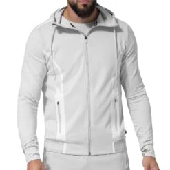 Hayabusa Men’s Zip-Up Performance Hoodie(Hayabusa Mens Zip Up Performance Hoodie) -Hayabusa Boxing Sale Athl Zip Hoodie MEN L GRAY Shopify IMG01
