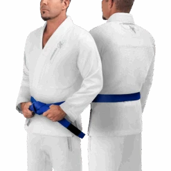 Hayabusa Essential Gold Weave Jiu-Jitsu Gi(Hayabusa Essential Gold Weave Jiu Jitsu Gi) -Hayabusa Boxing Sale EssentialGi MainFr White Gr