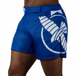 Hayabusa Icon Mid-Thigh MMA Shorts(Hayabusa Icon Mid Thigh Fight Shorts) -Hayabusa Boxing Sale Icon Mid Shorts Blue Main