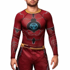 Marvel's Iron Man Long Sleeve Rash Guard(Hayabusa Iron Man Long Sleeve Rash Guard)