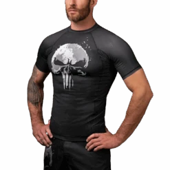 Marvel's The Punisher Short Sleeve Rash Guard(Marvel The Punisher Short Sleeve Rash Guard)