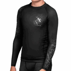 Hayabusa Geo Youth Rash Guard(Hayabusa Geo Youth Rash Guard) -Hayabusa Boxing Sale Youth Geo RG GREY Main Shot Shopify